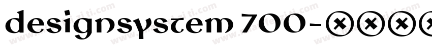 designsystem 700字体转换